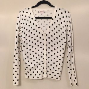 Merona Poka Dot Cardigan